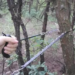 Tragbare Notfall-Kettensäge – Survival-Camping-Werkzeug