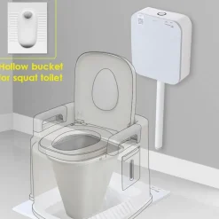 Tragbare Reisetoilette – Leichtes, kompaktes Design für Senioren