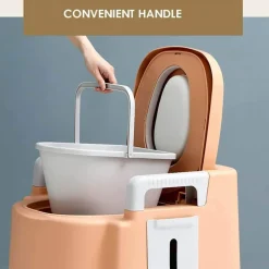 Tragbare Reisetoilette – Leichtes, kompaktes Design für Senioren