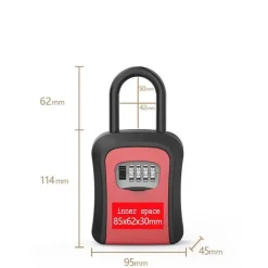 Tragbare Schlüsselaufbewahrungsbox - Reisepasswort-Organizer