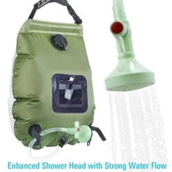 Tragbare Solar-Duschtasche – Beheizte Campingausrüstung