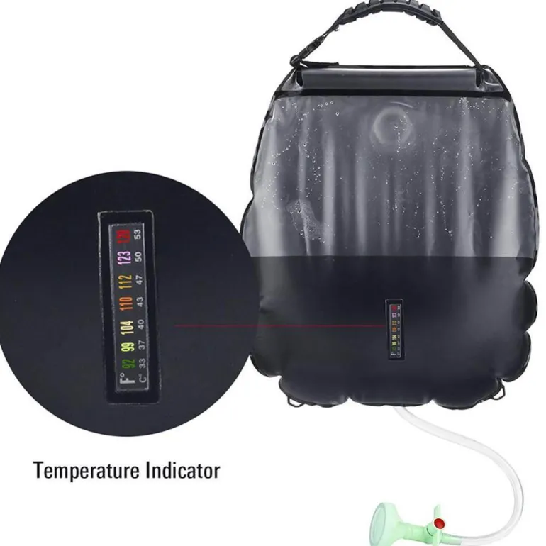 Tragbare Solar-Duschtasche – Beheizte Campingausrüstung