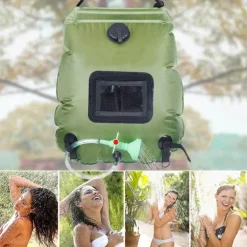 Tragbare Solar-Duschtasche – Beheizte Campingausrüstung