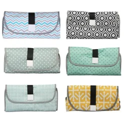 Tragbare wasserdichte Wickelunterlage - 3-in-1-Babymatte