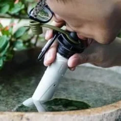Tragbare Wasserfilterflasche - Camping-Reinigungssystem