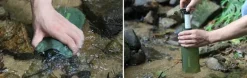 Tragbare Wasserfilterflasche - Camping-Reinigungssystem