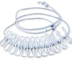 Tragbare winddichte Wäscheleine – Camping-Trockenseil