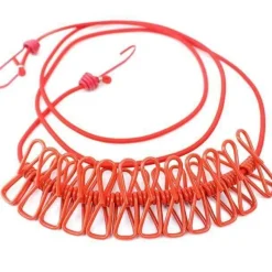 Tragbare winddichte Wäscheleine – Camping-Trockenseil