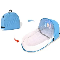 Tragbarer Babybett-Rucksack - Faltbares Reisenest