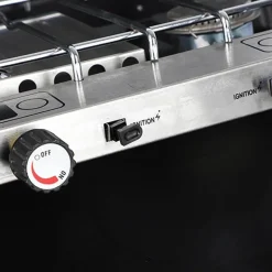 Tragbarer 2-Brenner-Grill – Kompakte Kochlösung für draußen