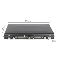 Tragbarer 2-Brenner-Grill – Kompakte Kochlösung für draußen