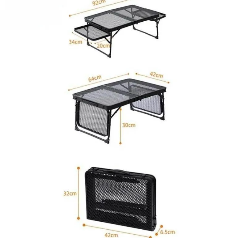 Tragbarer Camping-Grilltisch – Leicht zu transportierende Outdoor-Kochstation