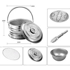 Tragbarer Campingkocher - Outdoor-BBQ-Grill