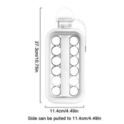 Tragbarer Eiswürfelbereiter mit Deckel – perfekt für Veranstaltungen im Freien