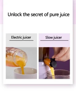 Tragbarer elektrischer Mixer mit Kaltpressung