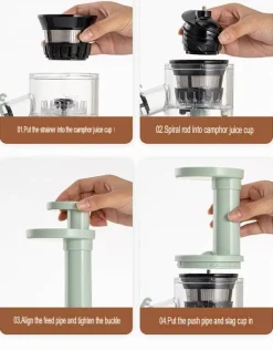 Tragbarer Entsafter – Schneller und einfacher Saftmacher