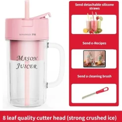 Tragbarer Entsafterbecher - Mixer mit großem Fassungsvermögen