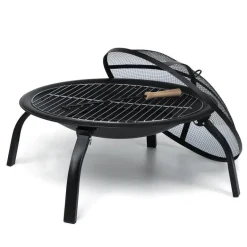 Tragbarer, faltbarer Feuerstellengrill – Grillbrenner für den Außenbereich