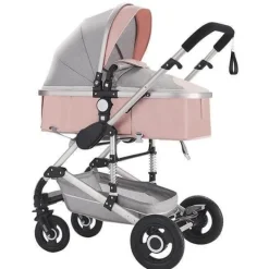 Tragbarer, faltbarer 3-in-1-Kinderwagen – Hochformat-Design mit zwei Richtungen