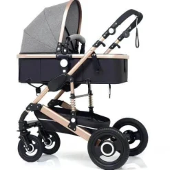 Tragbarer, faltbarer 3-in-1-Kinderwagen – Hochformat-Design mit zwei Richtungen