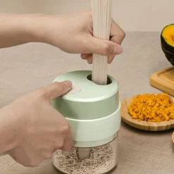 Tragbarer Gemüseschneider-Mixer - 2-in-1-Küchengerät
