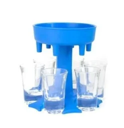 Tragbarer Getränkespender für 6 Shots – Lustiger Getränkespender für Partys