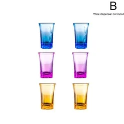 Tragbarer Getränkespender für 6 Shots – Lustiger Getränkespender für Partys