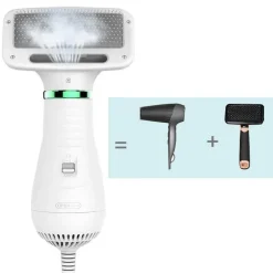 Tragbarer Haustier-Haartrockner – 2-in-1 verstellbarer Hunde-/Katzentrockner