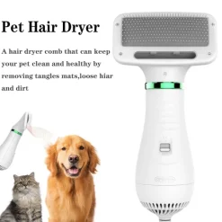 Tragbarer Haustier-Haartrockner – 2-in-1 verstellbarer Hunde-/Katzentrockner