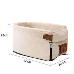 Tragbarer Haustierträger - Reisetasche mit gemütlichem Bett