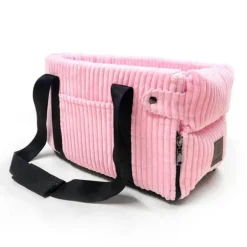 Tragbarer Haustierträger - Reisetasche mit gemütlichem Bett