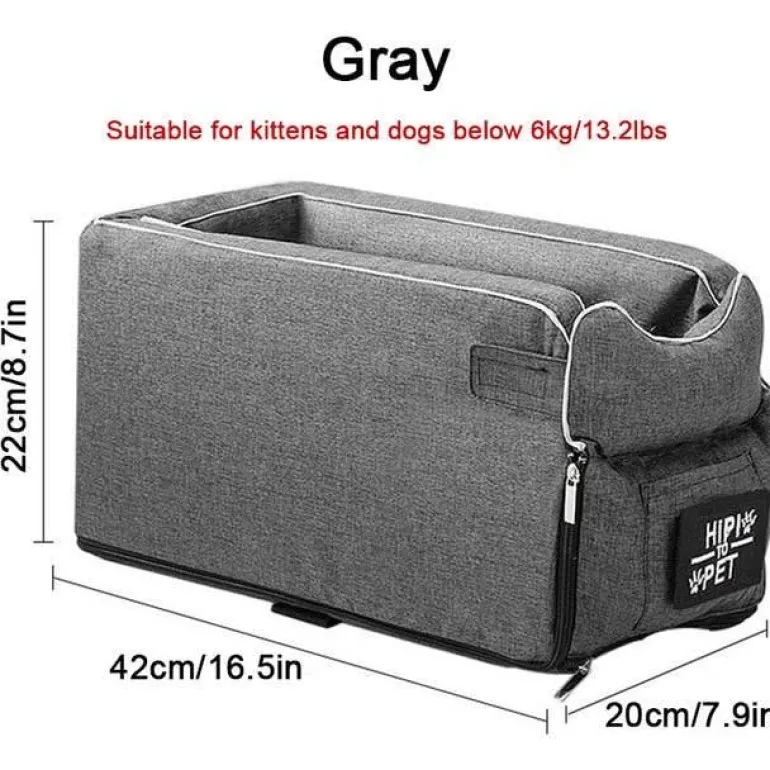 Tragbarer Haustierträger - Reisetasche mit gemütlichem Bett