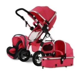 Tragbarer 3-in-1-Kinderwagen – luxuriöser, faltbarer Querwagen