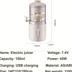 Tragbarer kabelloser Entsafter – Vitamin Boost Blender