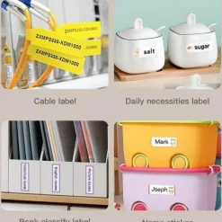 Tragbarer kabelloser Etikettendrucker – Schnelles Thermodruckgerät