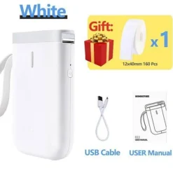 Tragbarer kabelloser Etikettendrucker – Schnelles Thermodruckgerät