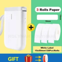 Tragbarer kabelloser Etikettendrucker – Schnelles Thermodruckgerät