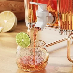 Tragbarer Kaltgetränkespender mit eingebautem Zapfhahn – Familiengröße