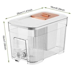 Tragbarer Kaltgetränkespender mit eingebautem Zapfhahn – Familiengröße