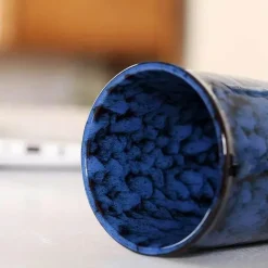 Tragbarer Keramikbecher mit Deckel – Kaffee- und Teetasse für Paare