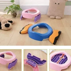 Tragbarer Kinder-Reisetöpfchensitz – 2-in-1-Klappdesign