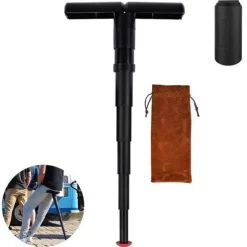 Tragbarer, klappbarer Reisehocker – Teleskop-Campingsitz