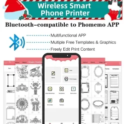 Tragbarer Mini-Fotodrucker – Sofortiger Schnelldruck