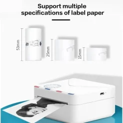 Tragbarer Mini-Fotodrucker – Sofortiger Schnelldruck