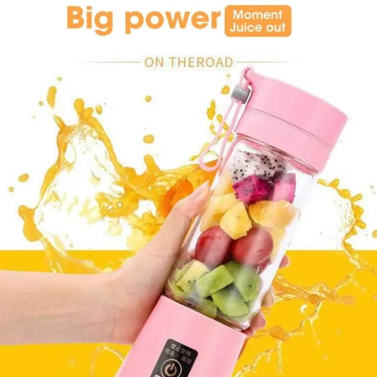 Tragbarer Mini-Fruchtsaftpresse – Kompakter Mixer für Smoothies und Säfte