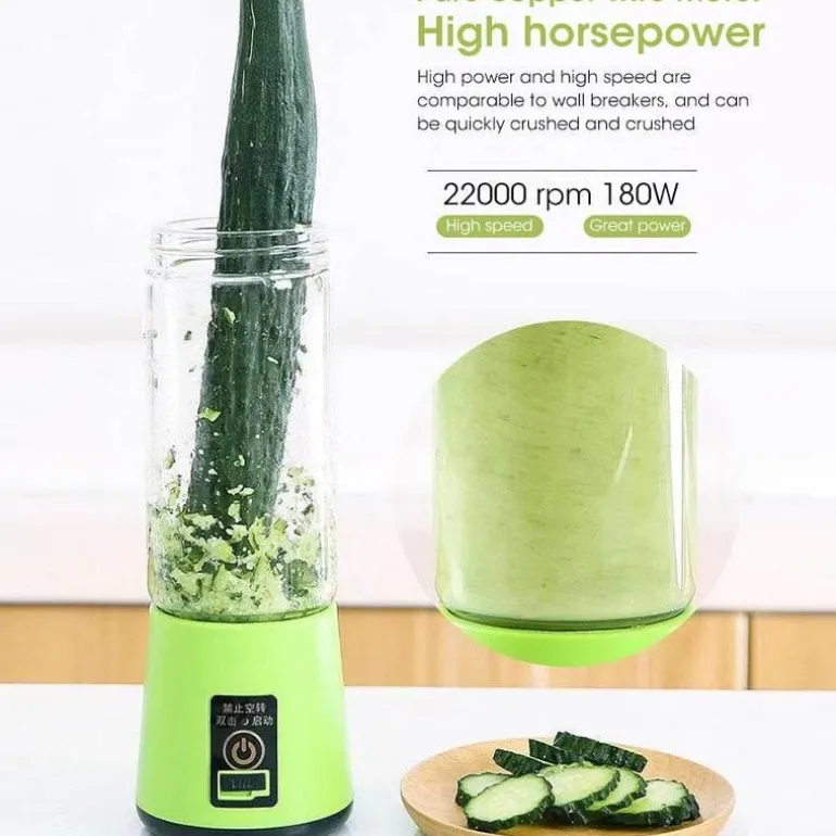 Tragbarer Mini-Fruchtsaftpresse – Kompakter Mixer für Smoothies und Säfte