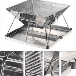 Tragbarer Minigrill – Faltbarer Reisegrill