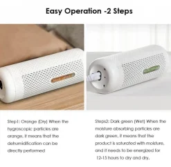 Tragbarer Mini-Luftentfeuchter aus Keramik für den Heimgebrauch