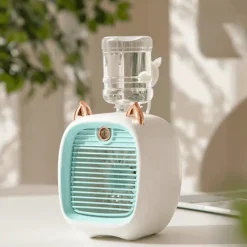 Tragbarer Mini-Luftkühler – Kompakter Luftbefeuchter für Zuhause und unterwegs