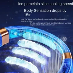 Tragbarer Nackenventilator – Tragbarer Kühlventilator mit Digitalanzeige